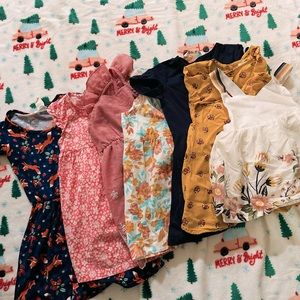 LOT of 7 - 18M-2T girl dresses